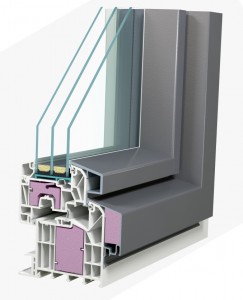 w88-therm-Halbschalen-Fenster Profil